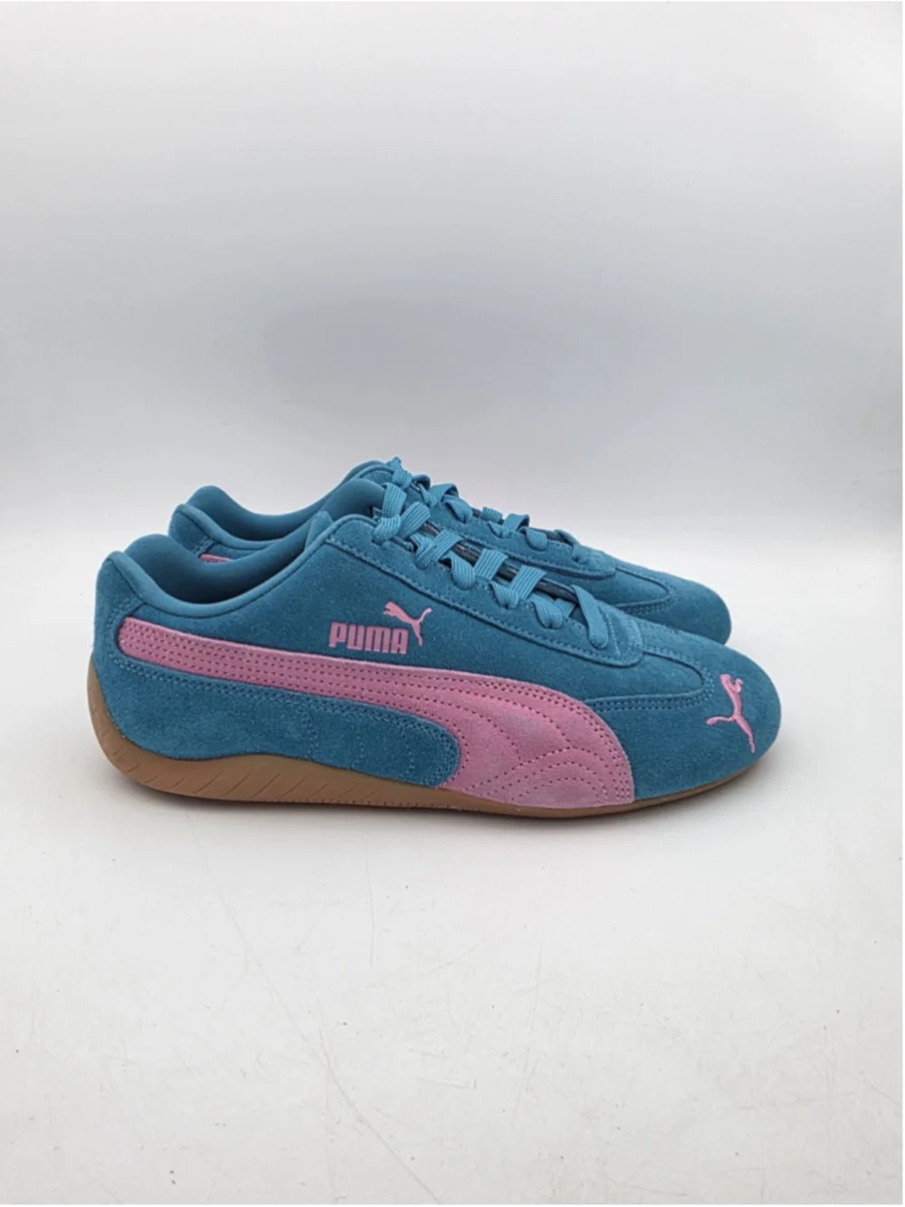 Puma Speedcat OG Tropical Blue Poised Pink Suede 400986-43 Size 8.5 Women’s